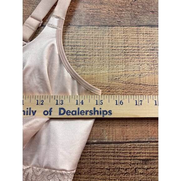 Ruby Ribbon Lace Camisole Size 40 Nude Adjustable Straps - Picture 5 of 8